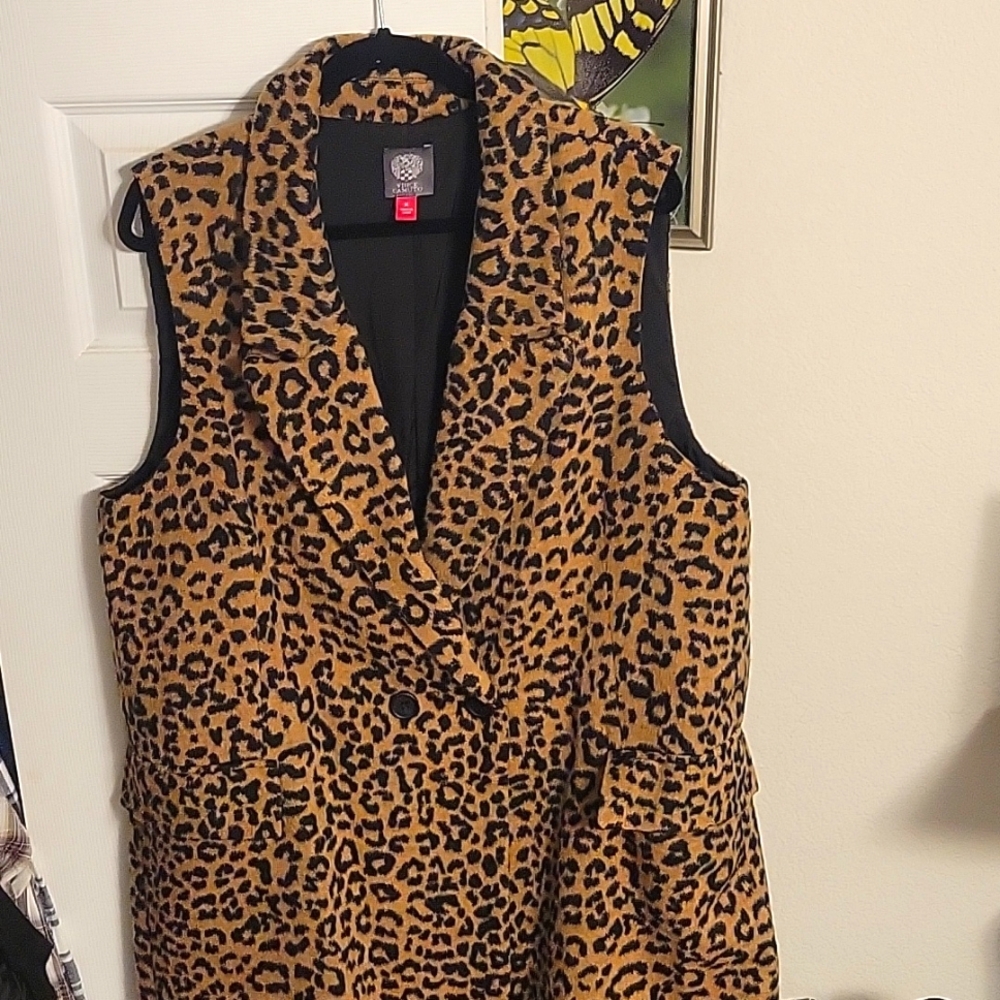 Leopard Vest